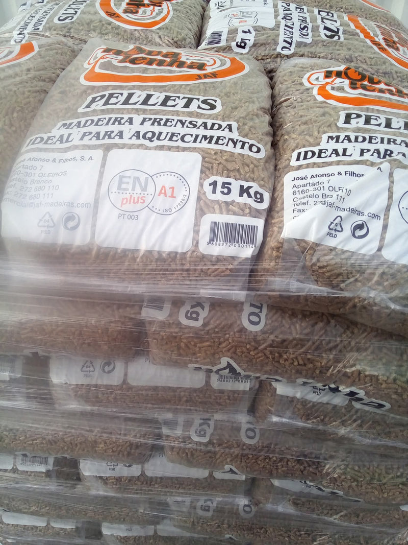 Pellets NovaLenha palete de 77 sacos de 15kg